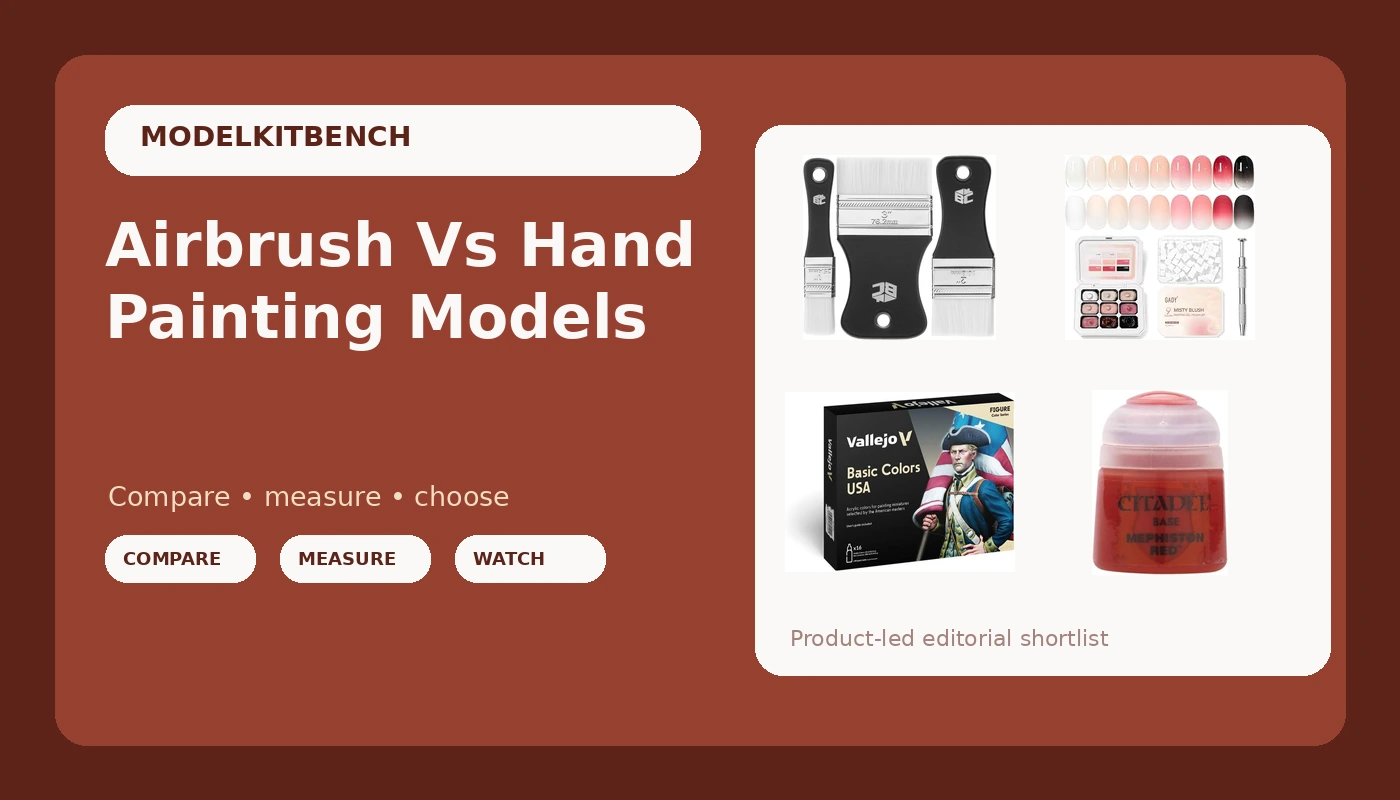 Airbrush Vs Hand Painting Models - ModelKitBench review with measurements and honest opinion
