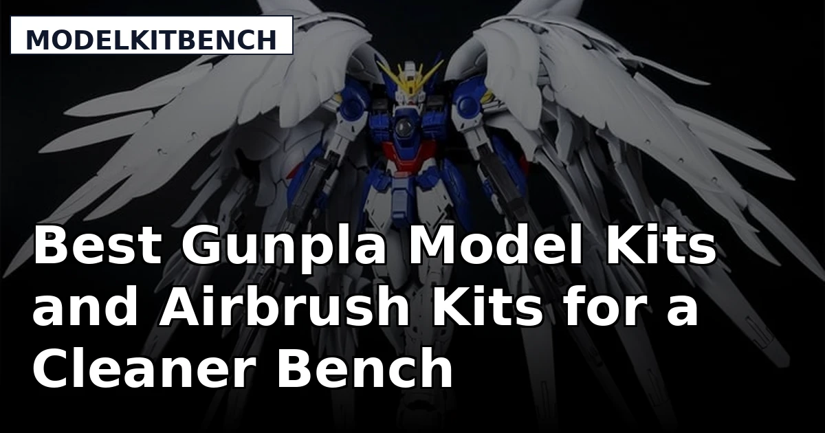 Best Gunpla Model Kits and Airbrush Kits for a Cleaner Bench