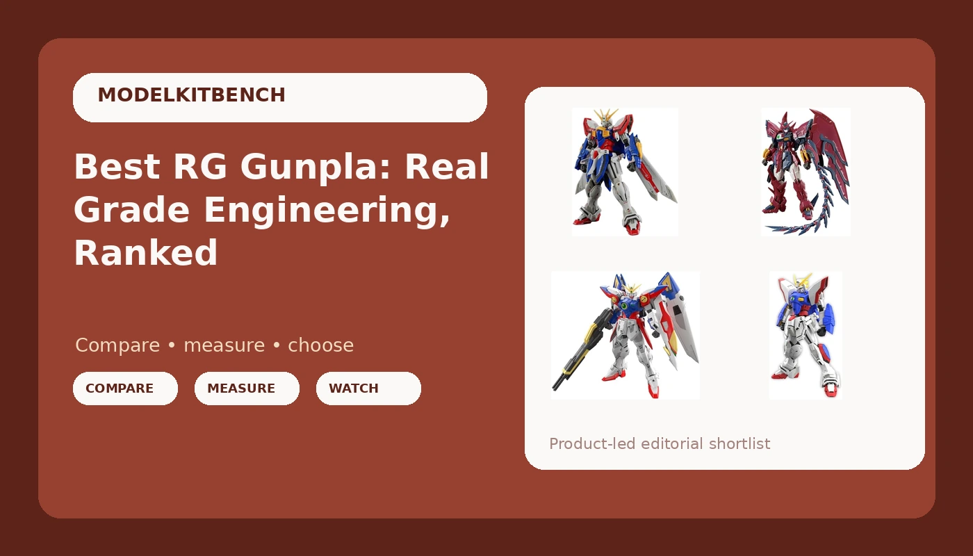 Best RG Gunpla: Real Grade Engineering, Ranked - ModelKitBench review with measurements and honest opinion