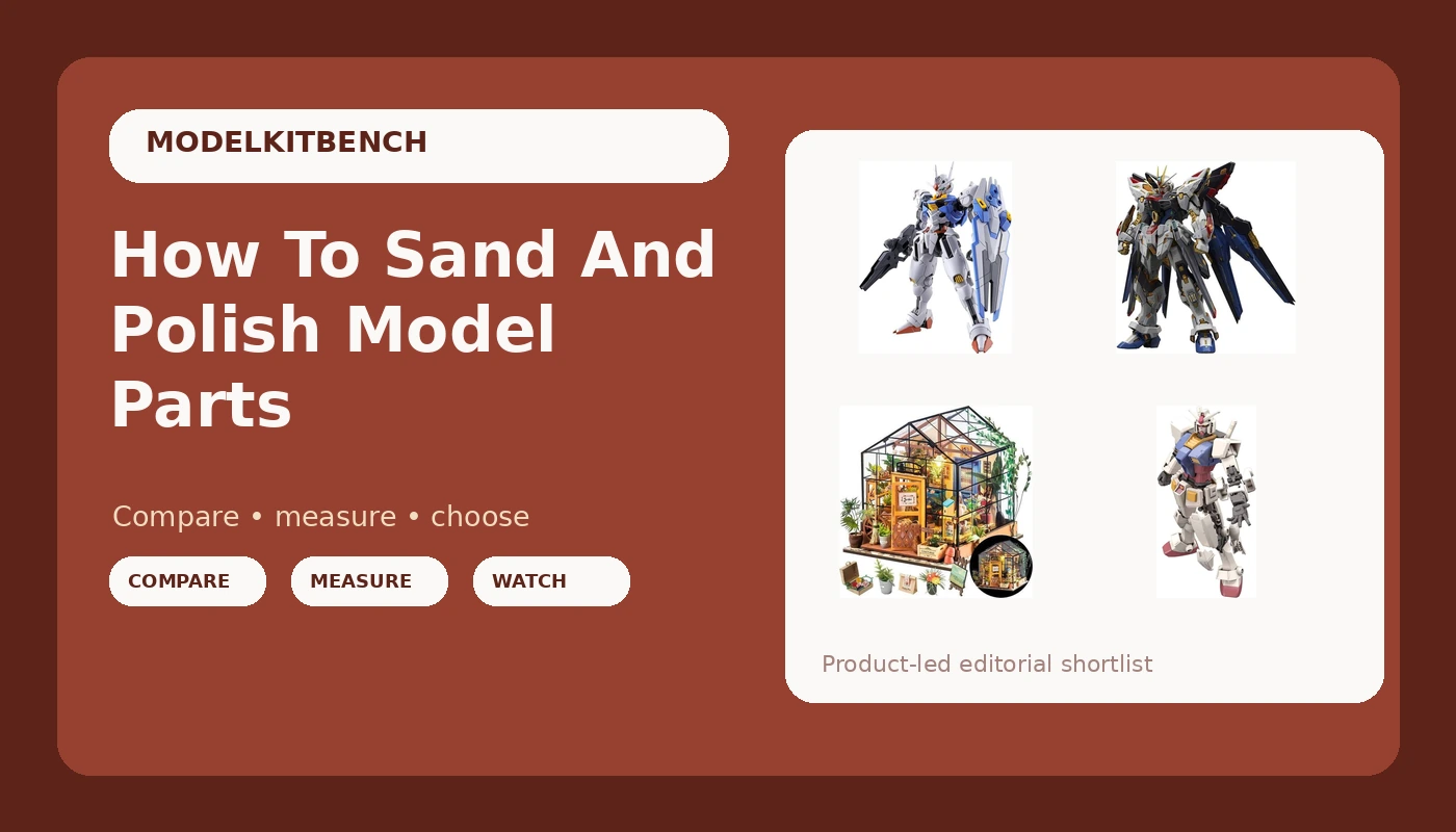 How To Sand And Polish Model Parts - ModelKitBench review with measurements and honest opinion