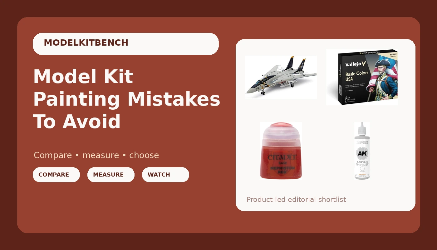 Model Kit Painting Mistakes To Avoid - ModelKitBench review with measurements and honest opinion