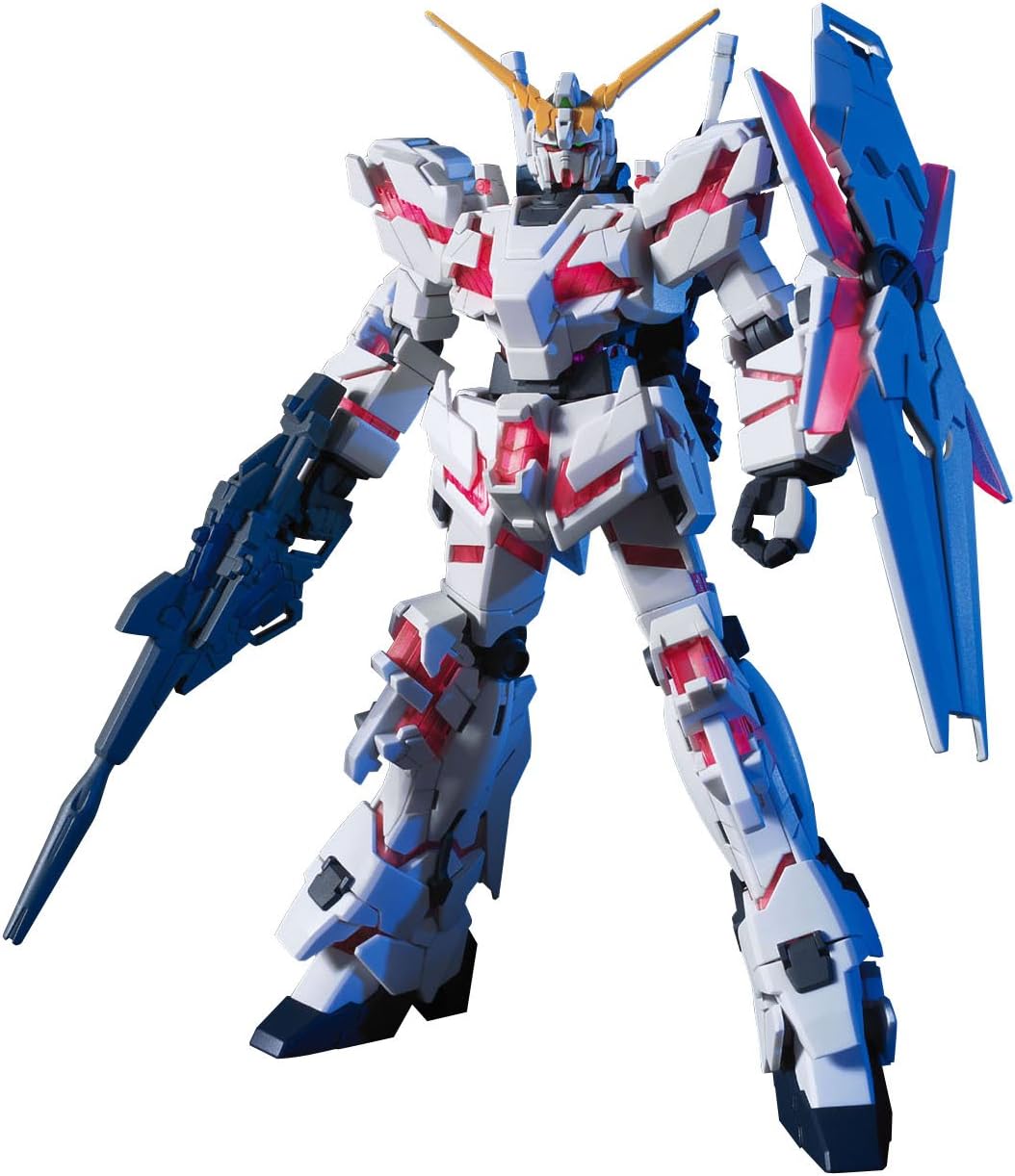 Bandai Hobby - Gundam UC - #100 Unicorn Gundam (Destroy Mode), Bandai Spirits HGUC 1/144 Model Kit
