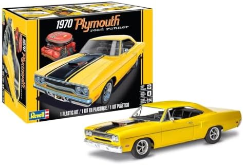 Revell 1970 Plymouth Road Runner Plastic Car Model Building Kit 1:24 Scale