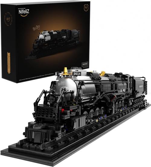 Nifeliz Big Boy Steam Locomotive Building Set, Trains Series