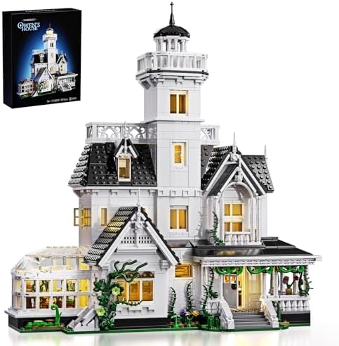 Magic House Building Set with LED Light, Owens House Blocks Toy