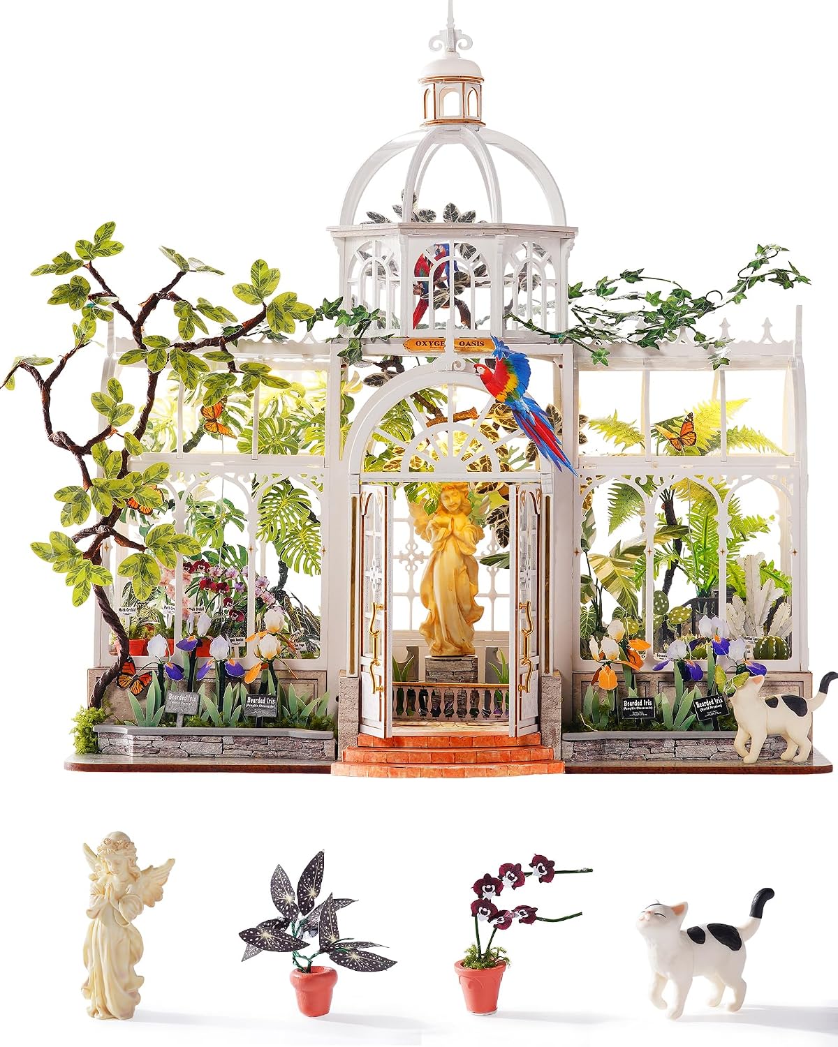 Rolife DIY Miniature Greenhouse Kits for Adults-Oxygen Oasis (Master Level)